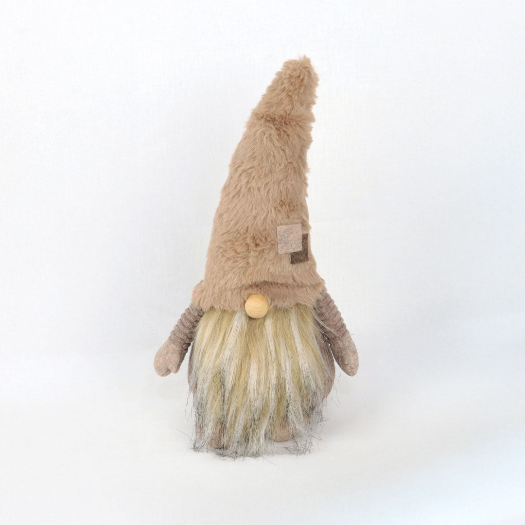 Gnomo beige con café 30cm