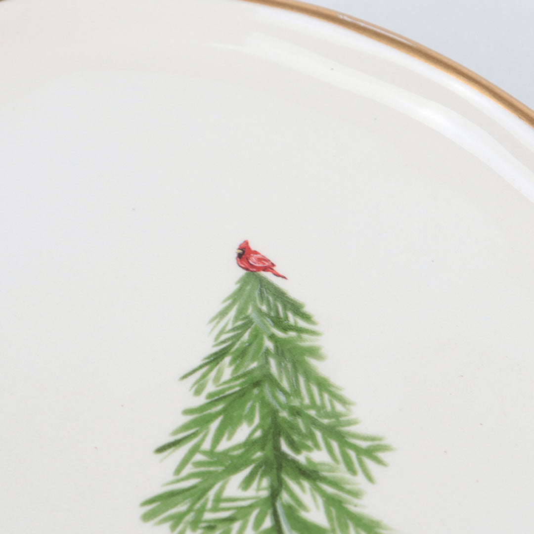Plato ceramica navideño