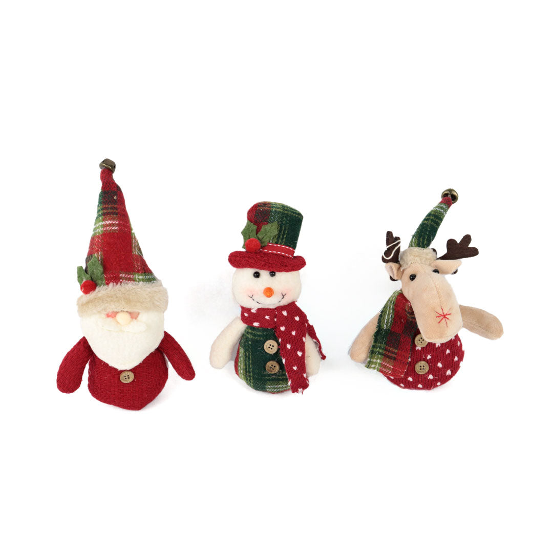 Mini peluche navideño