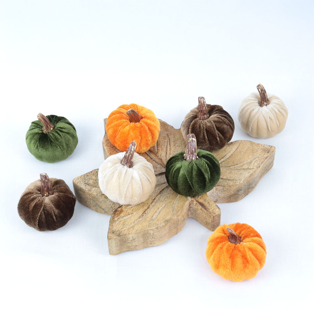 Bolsa de 6 calabazas terciopelo