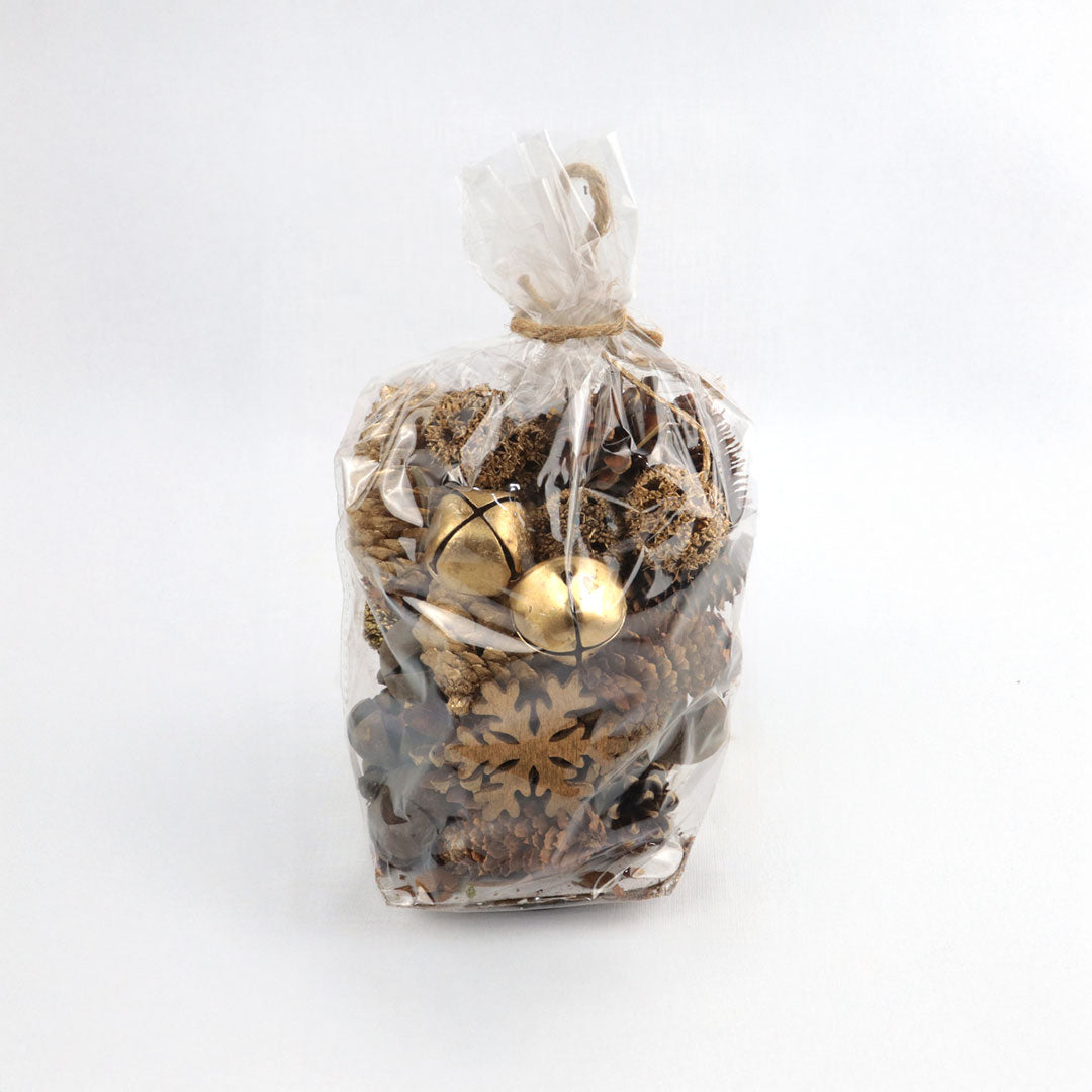 Bolsa mix de piñas y cascabeles