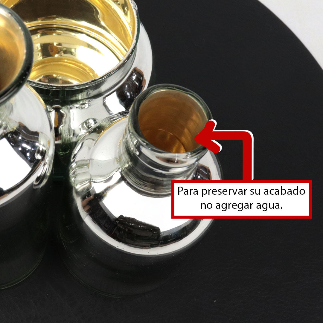 Botella Mini Plata