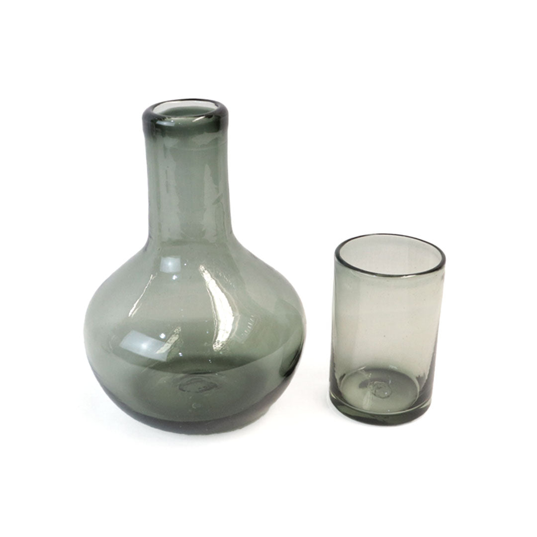 Jarra de Noche con Vaso Humo