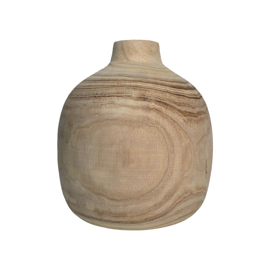 Jarrón de madera