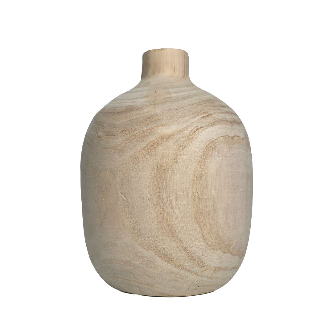 Jarrón de madera