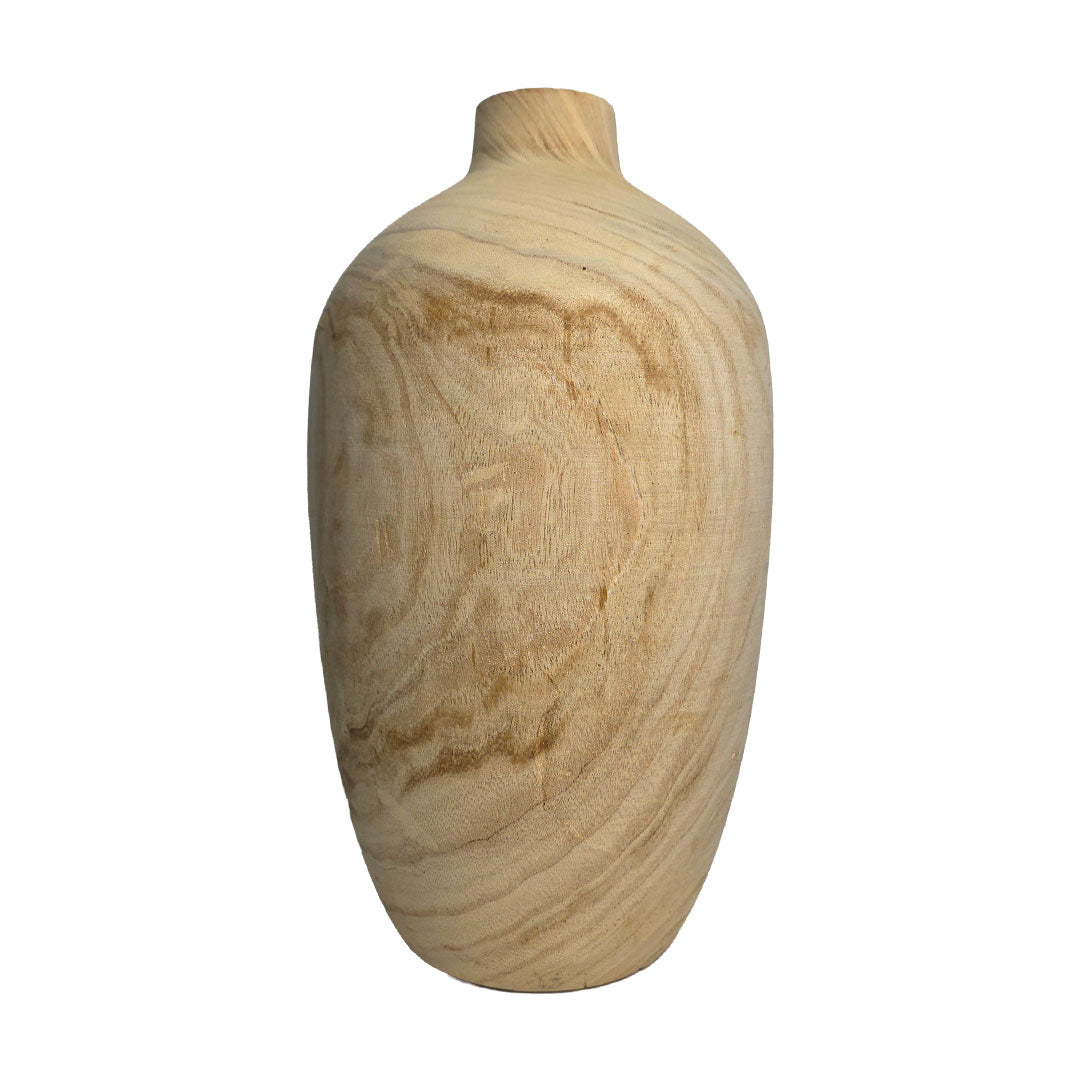 Jarrón de madera