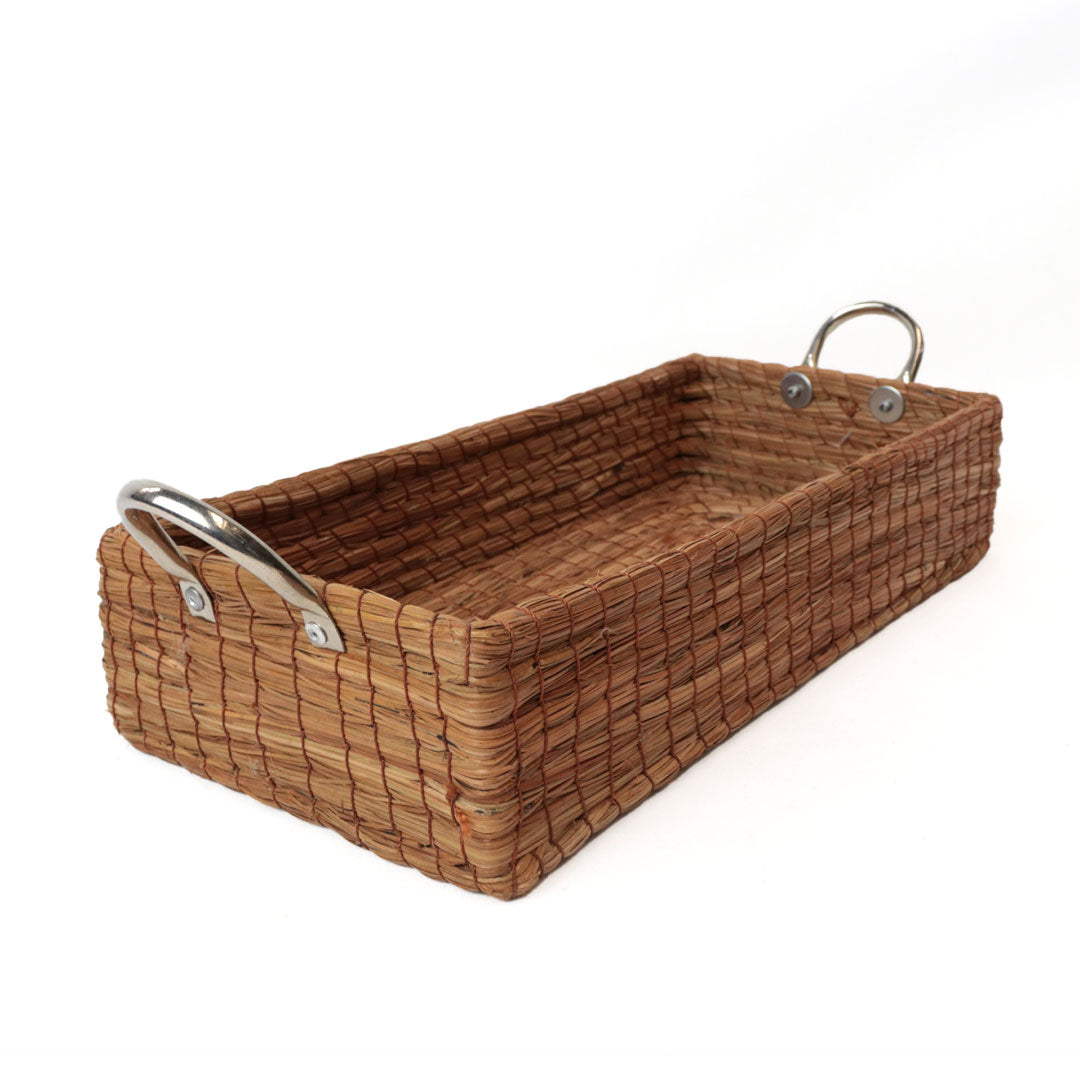 Charola de Ocoxal Asas de Metal 14x25cm