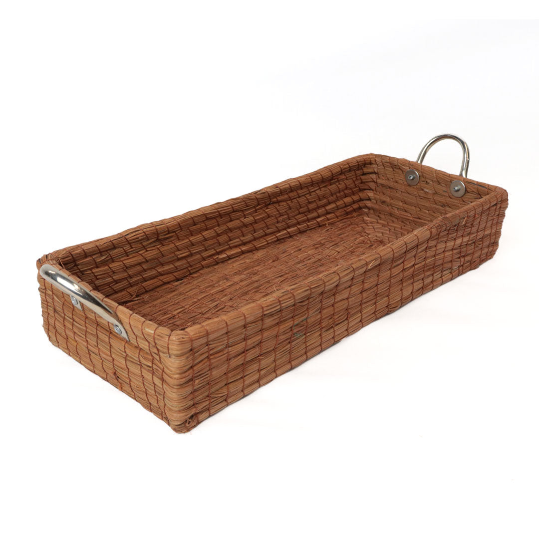 Charola de Ocoxal Asas de Metal 14x30cm