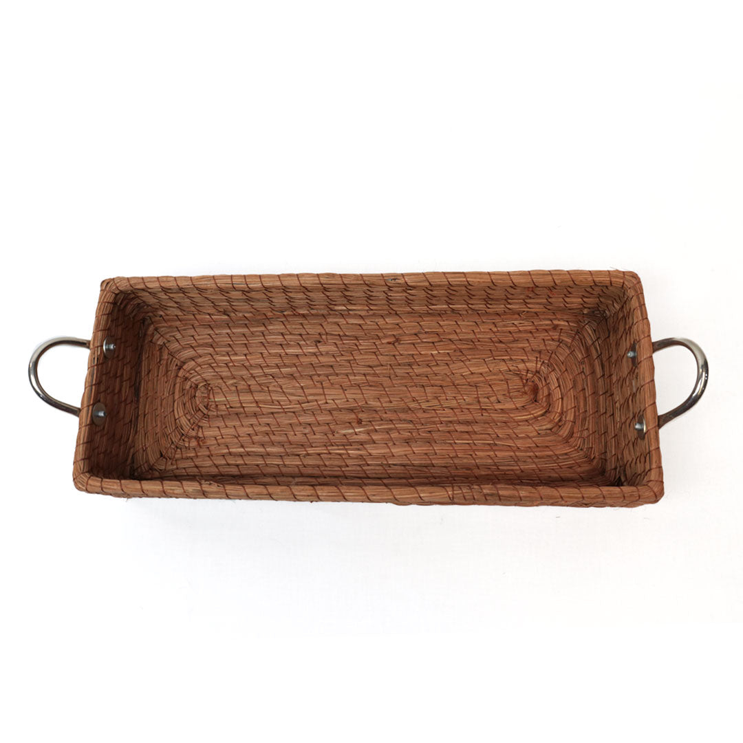 Charola de Ocoxal Asas de Metal 14x35cm