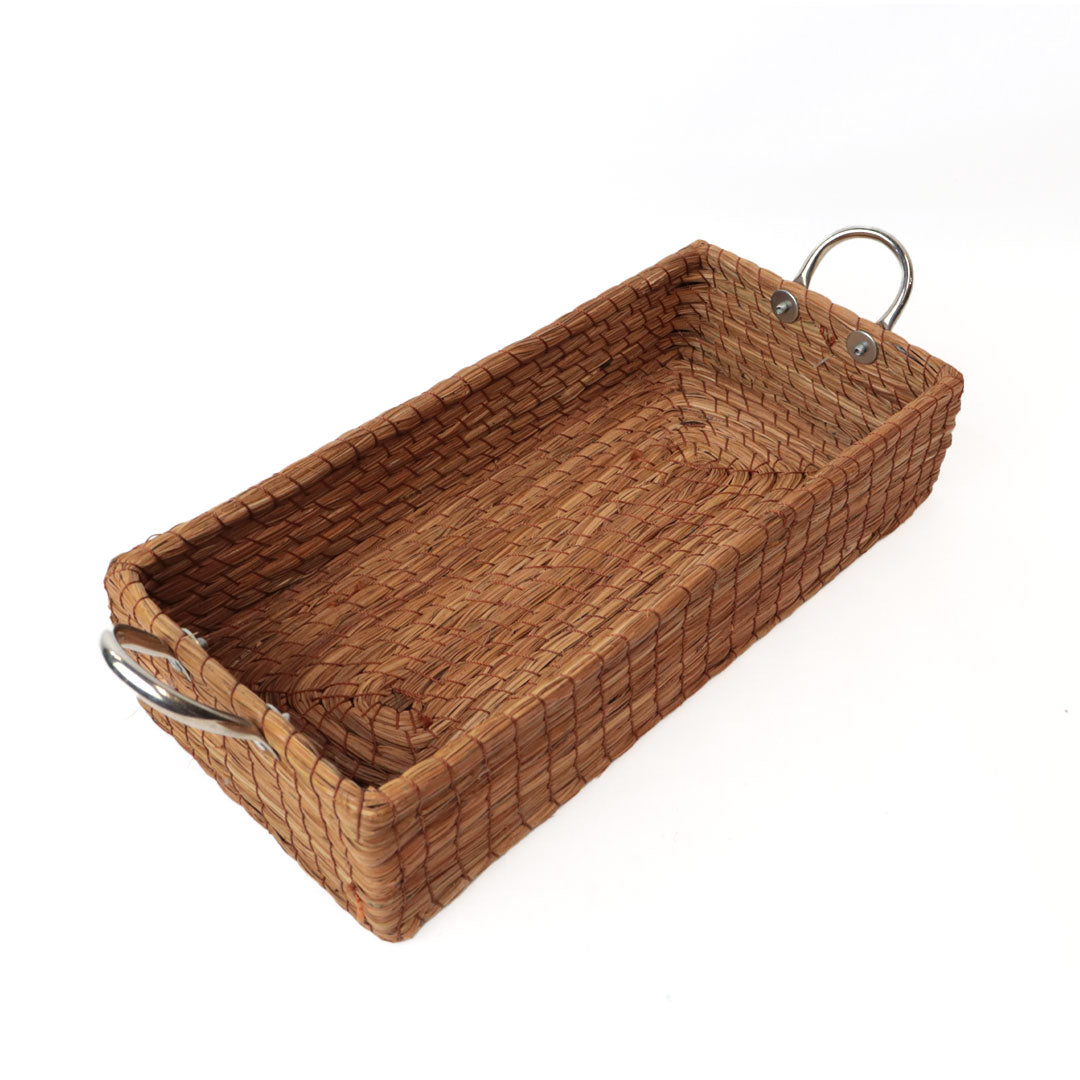 Charola de Ocoxal Asas de Metal 14x25cm