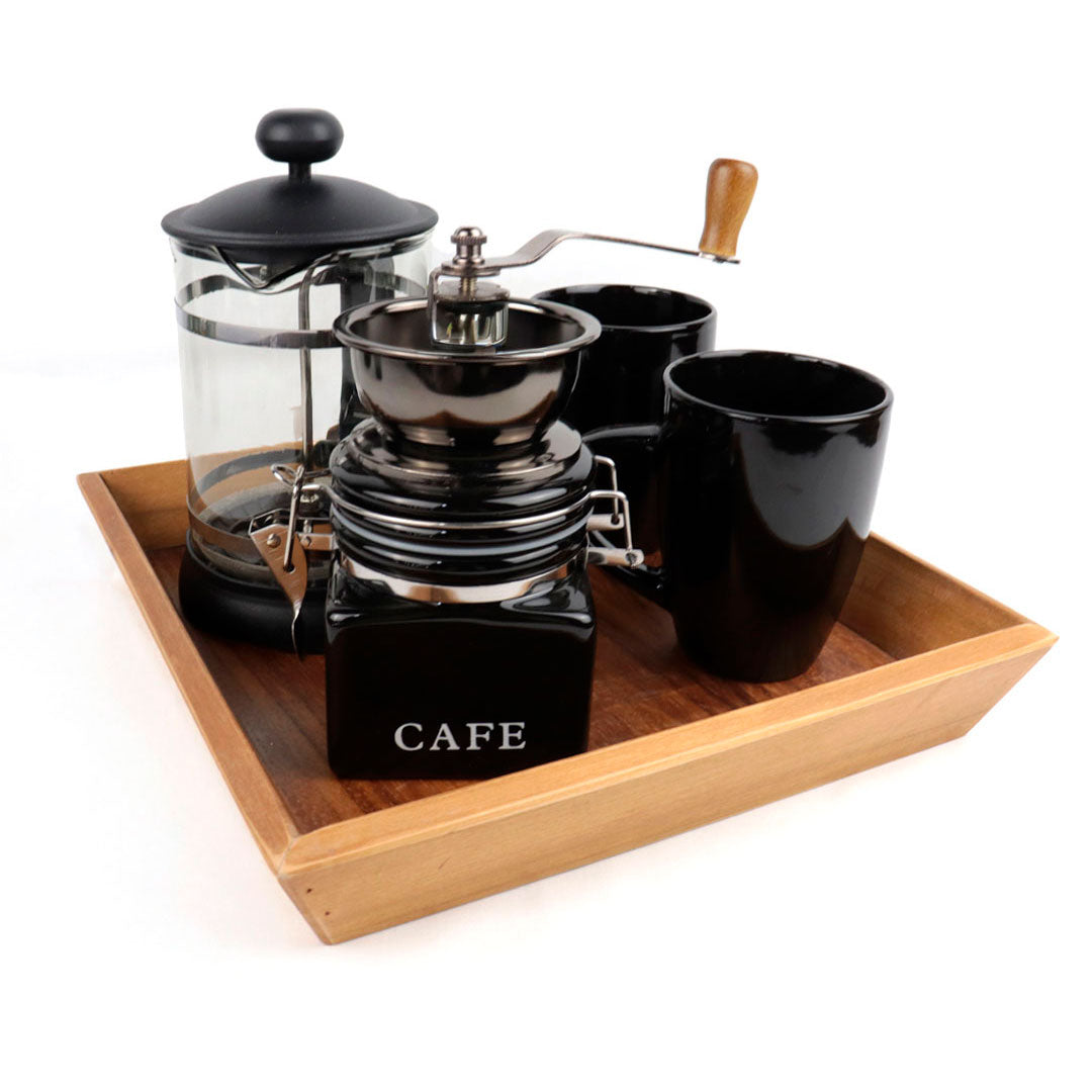 Charola de madera 25x25cm