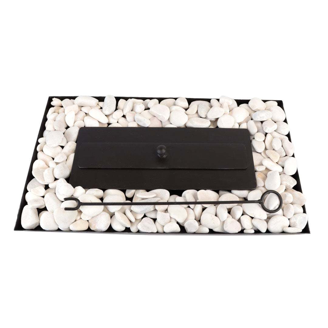 Chimenea Rectangular 40cm Base Diagonal