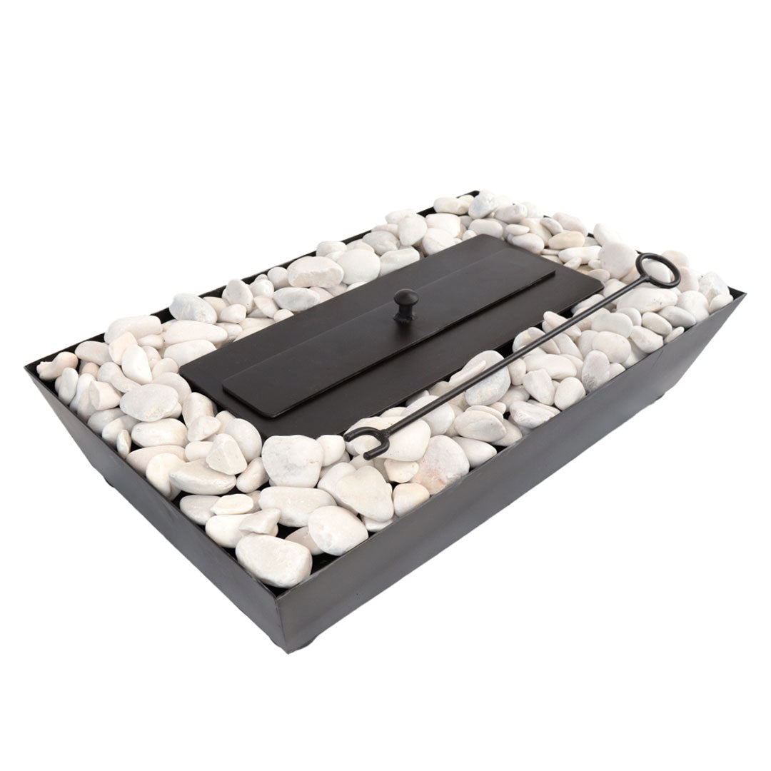 Chimenea Rectangular 40cm Base Diagonal