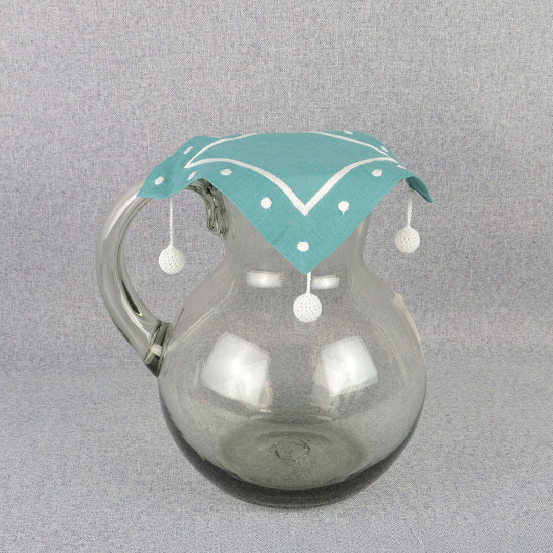 Cubre Jarras Azul Puntos