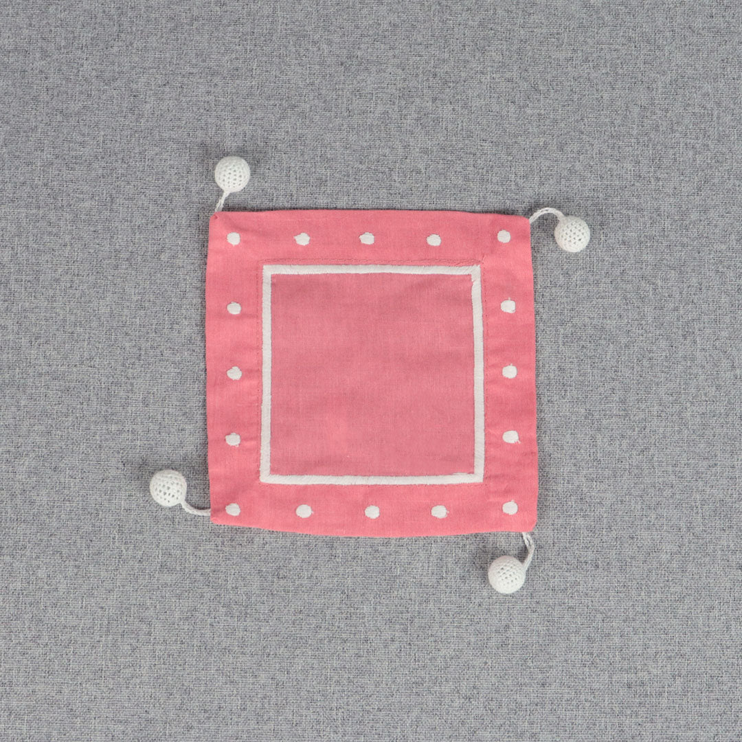 Cubre Jarras Rosa Puntos