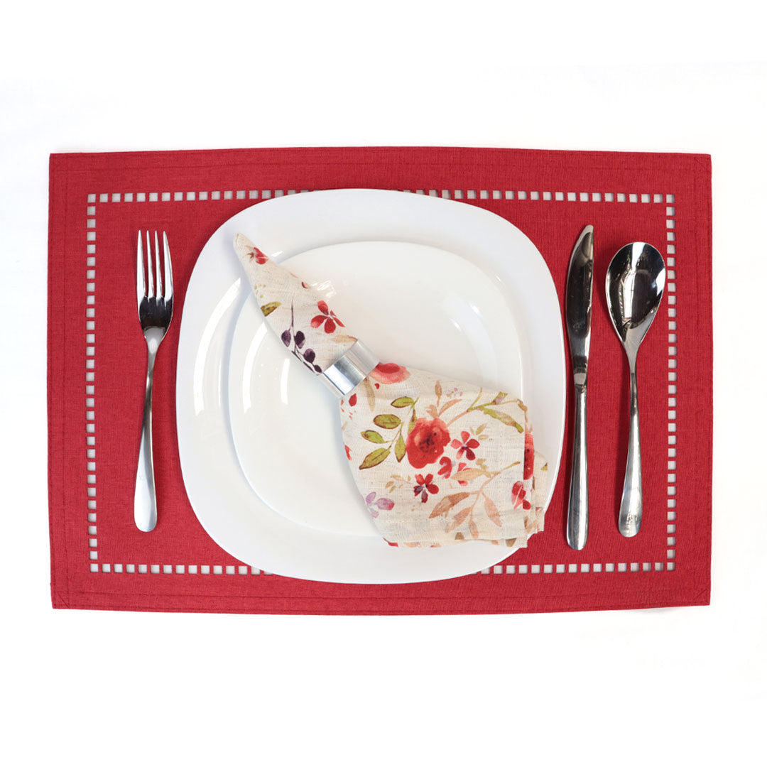 Individual Laser Cut Rojo