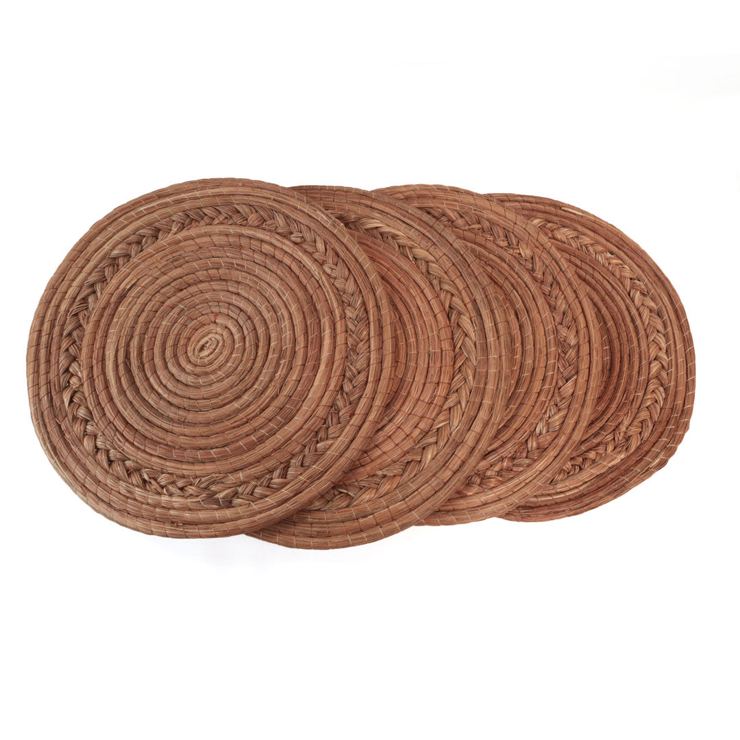 Individual Redondo de Ocoxal con Trenza