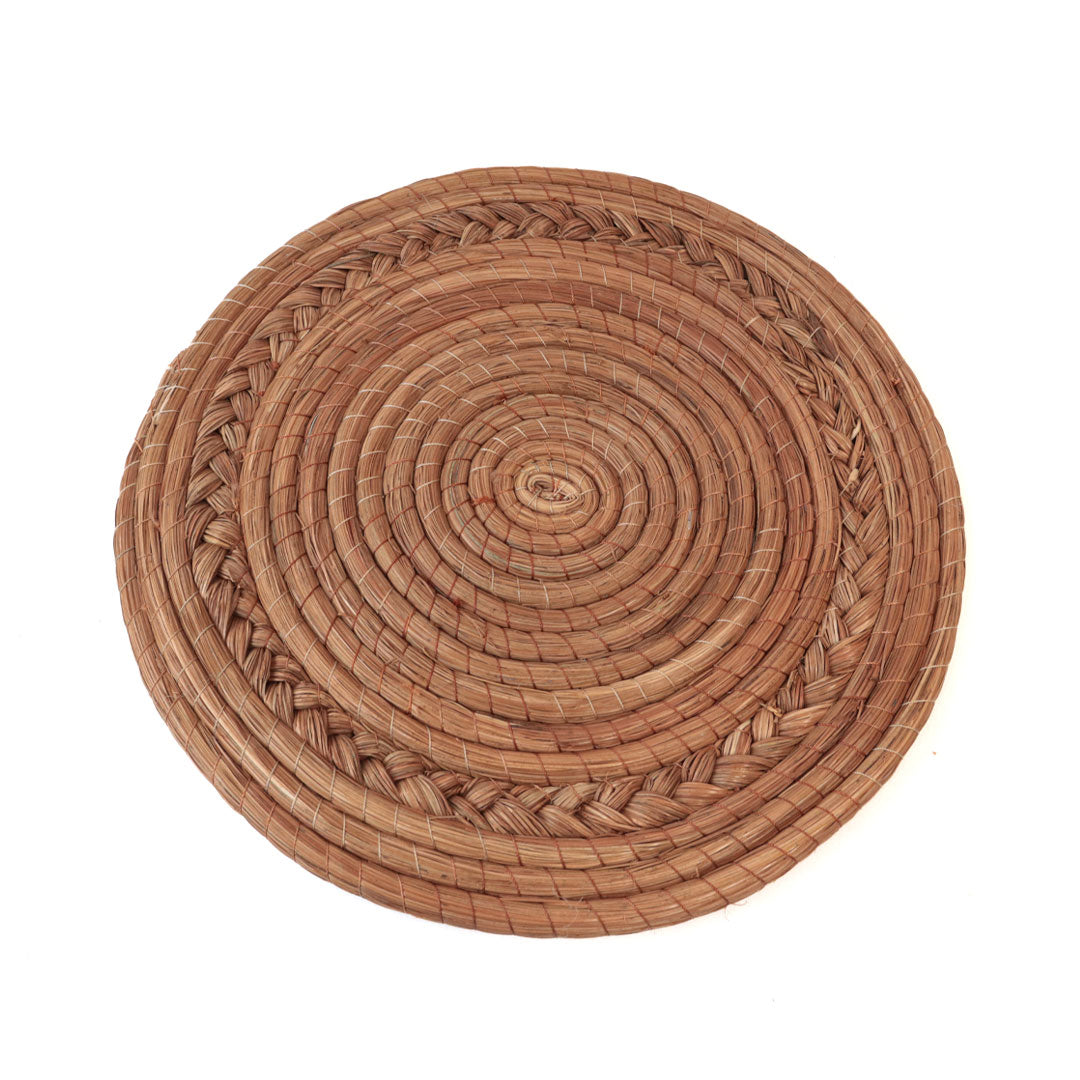 Individual Redondo de Ocoxal con Trenza