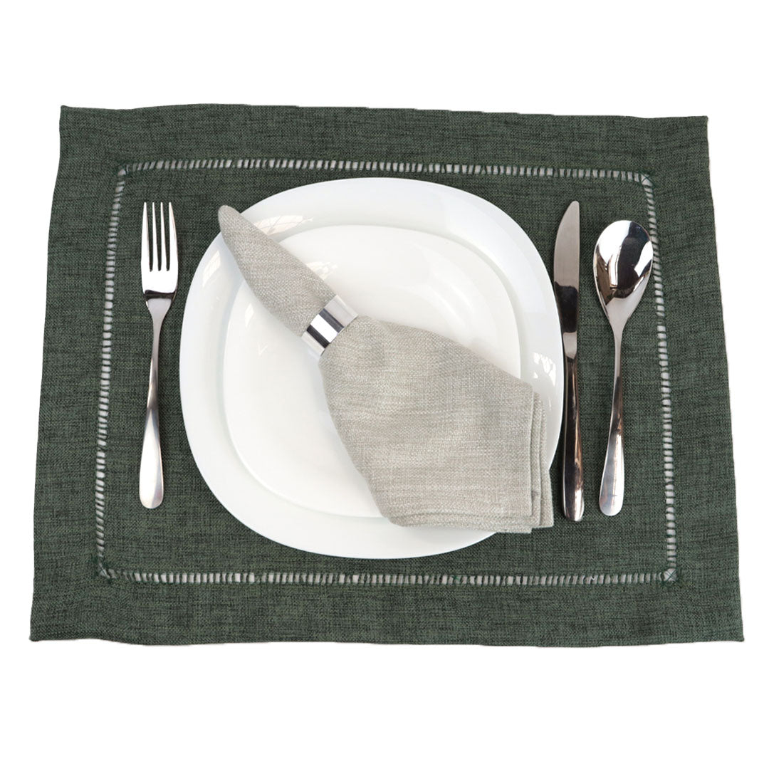 Individual Deshilado Verde