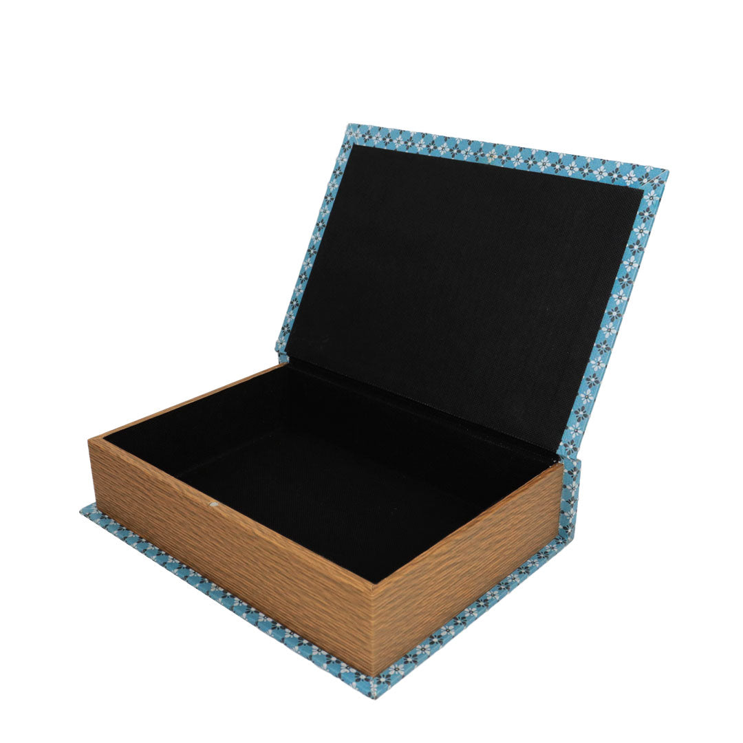 Caja Decorativa con Diseño de Libro (L)