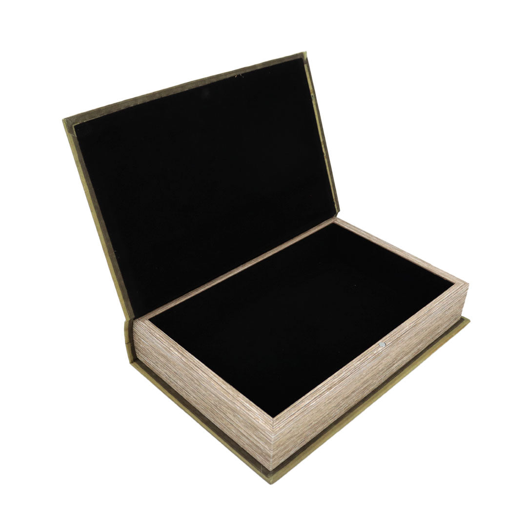 Caja Decorativa con Diseño de Libro (S)