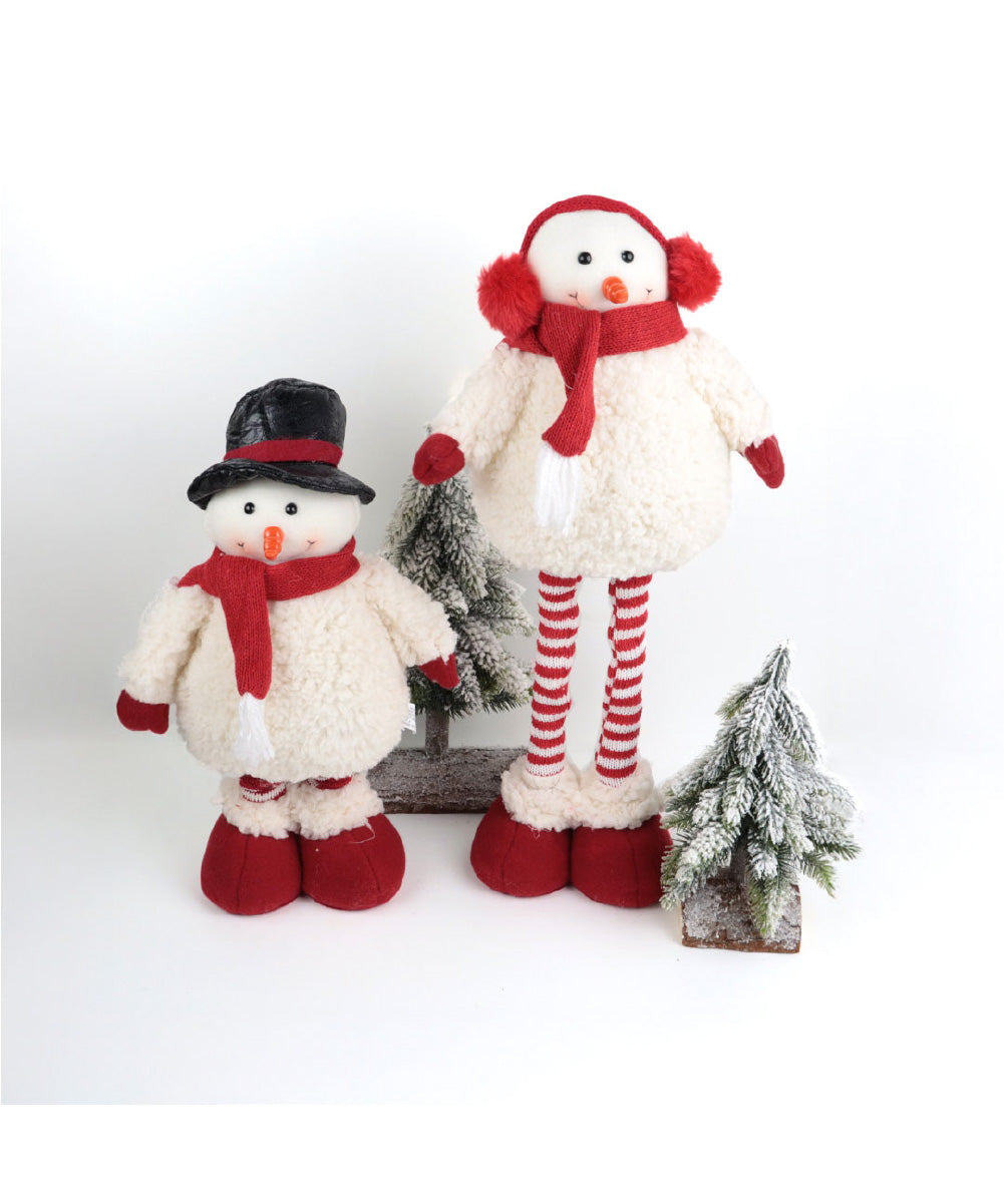 Muñeco de nieve con luz 48 cm