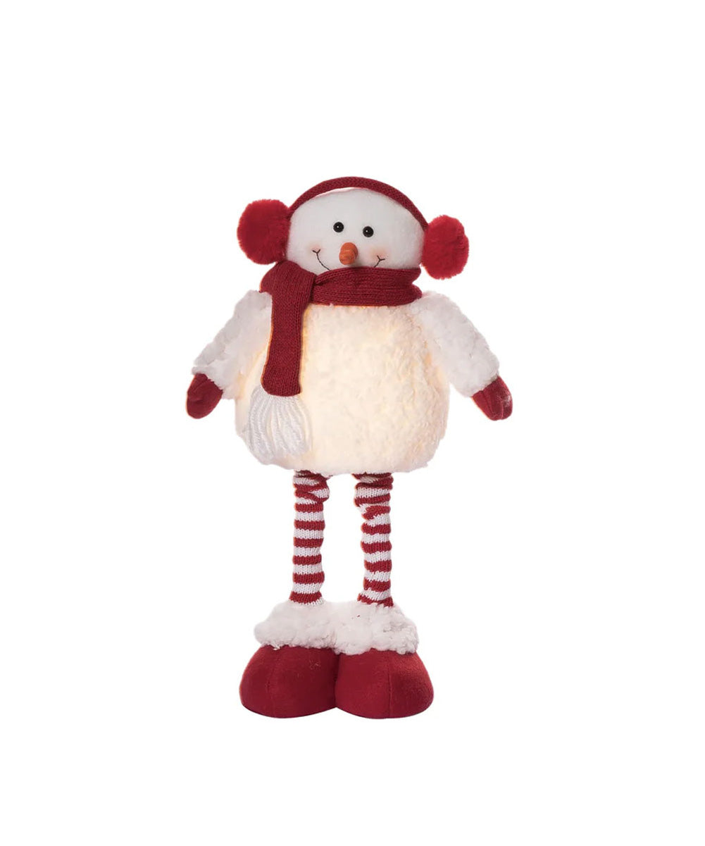 Muñeco de nieve con luz 48 cm
