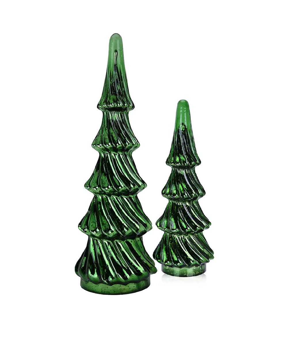 Árbol de Navidad verde espiral
