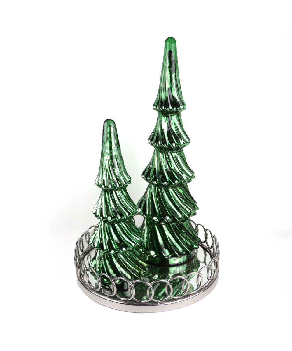 Árbol de Navidad verde espiral