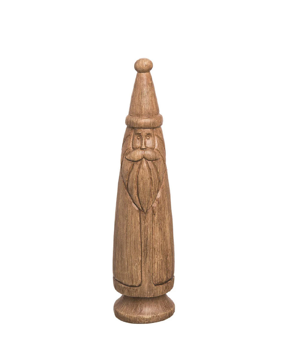Santa Claus estilo madera