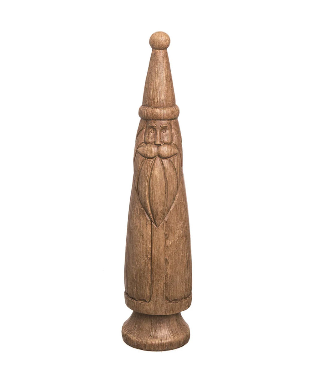 Santa Claus estilo madera