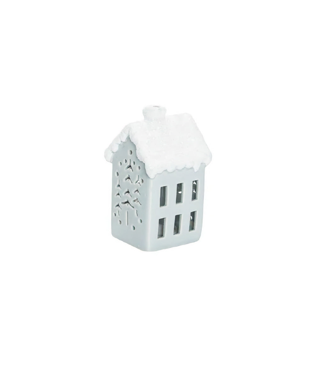 Mini casita cerámica con luz