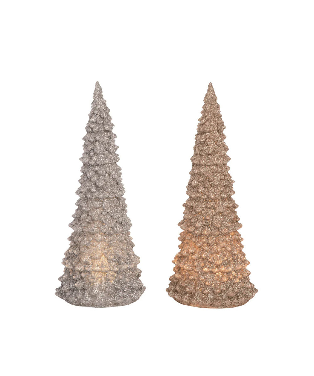Árbol acrílico con luz 30 cm