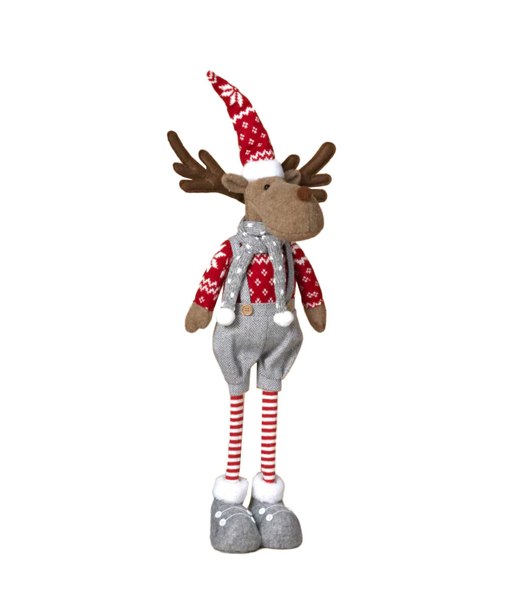 Alce navideño de tela 70 cm