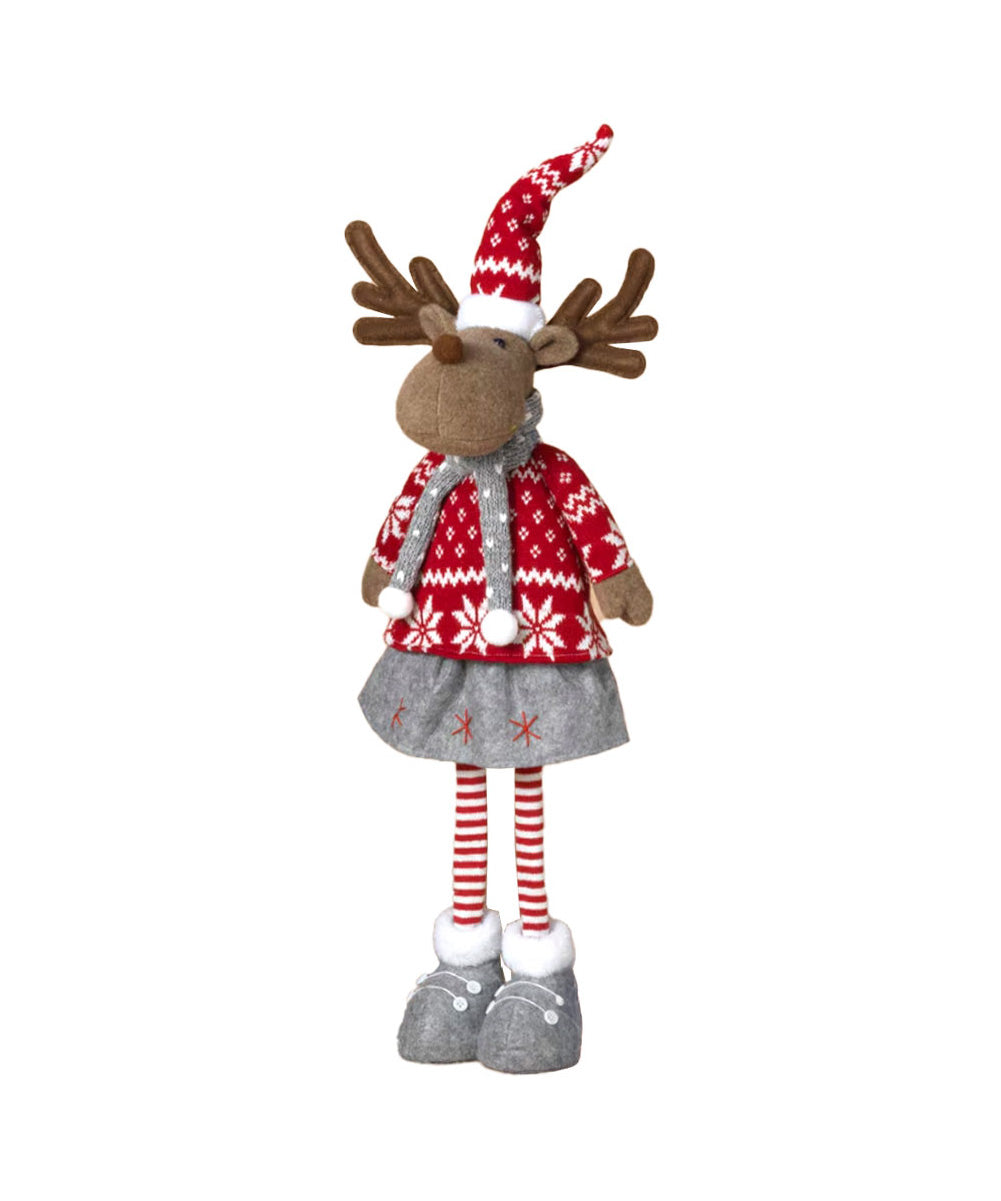 Alce navideño de tela 70 cm