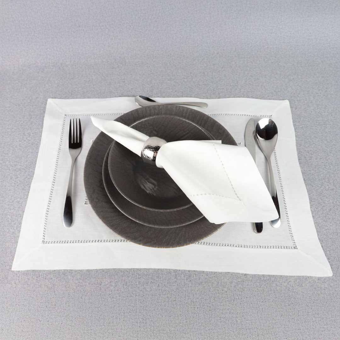 Servilleta Deshilada Lisa 50cm