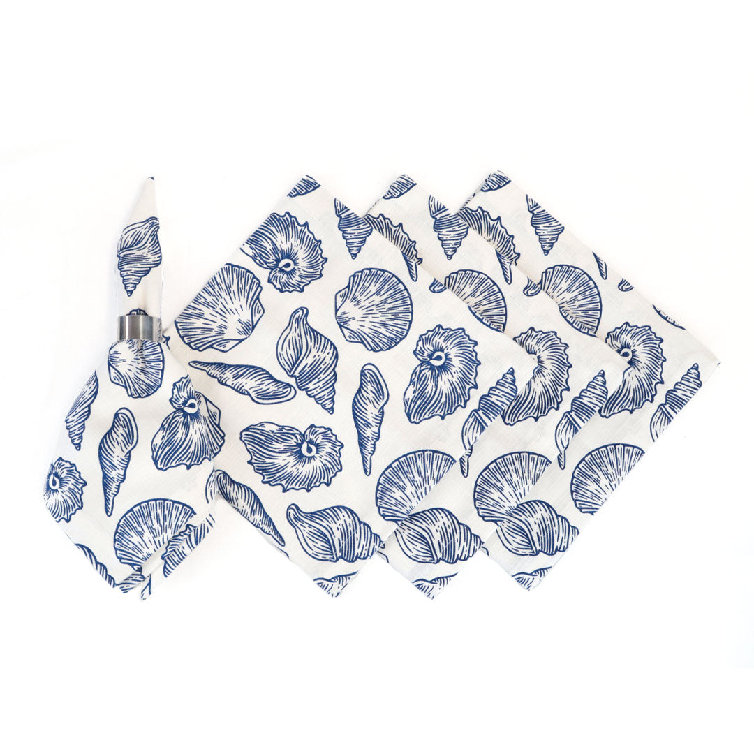 Servilleta Caracoles Azules