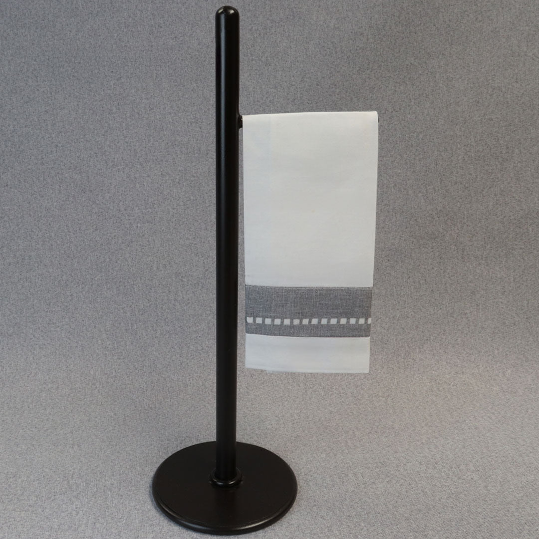 Toalla Decorativa Gris Laser