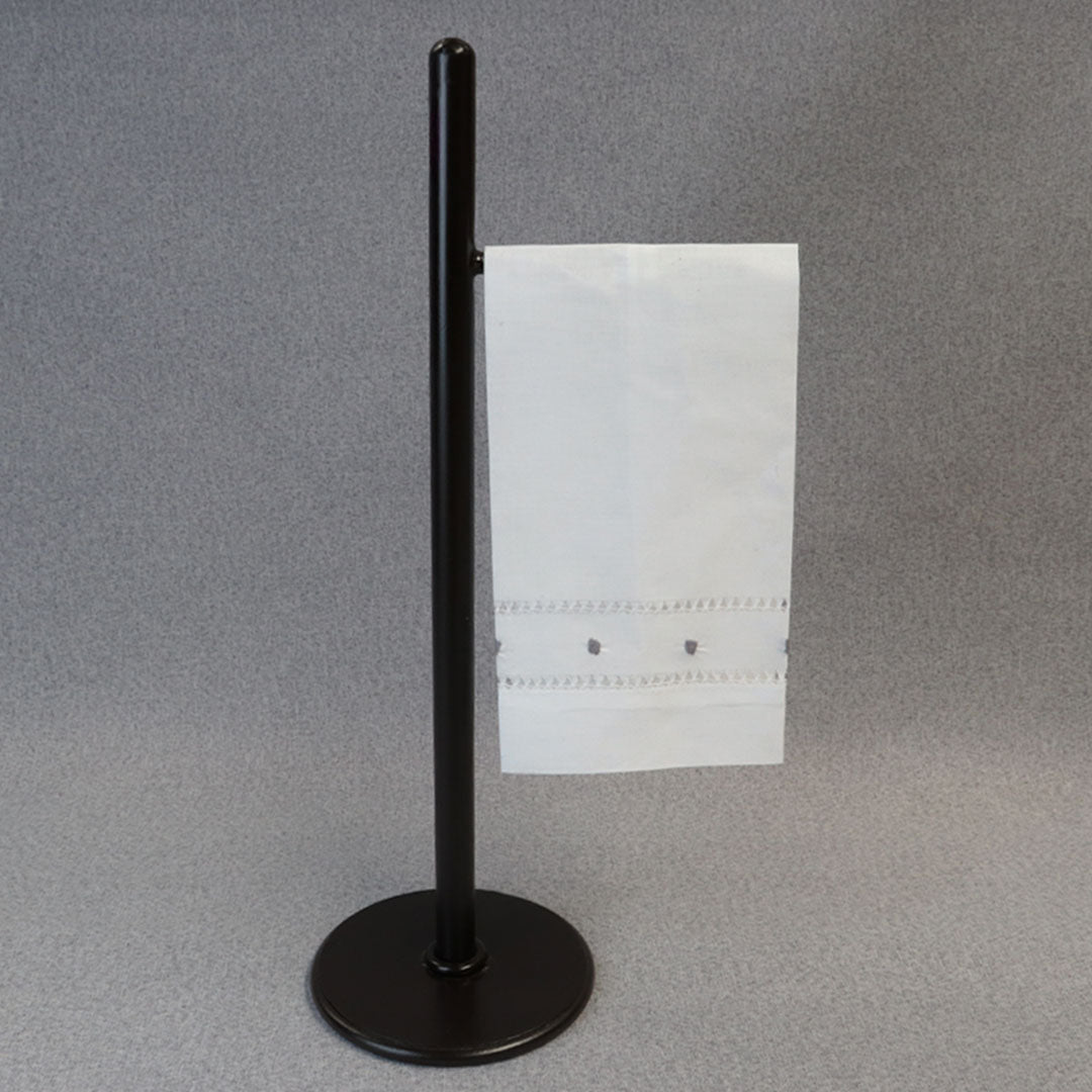 Toalla Decorativa Puntitos Grises