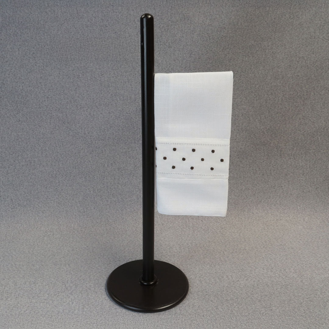 Toalla Decorativa Puntitos Negros