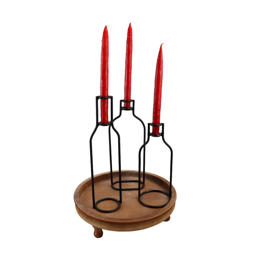 Candelabro Botella