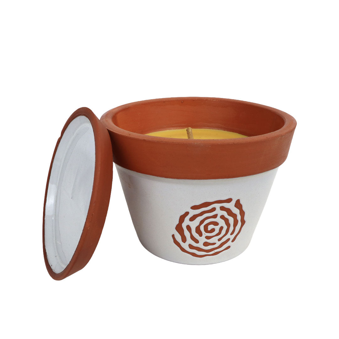 Vela de Citronela en Maceta